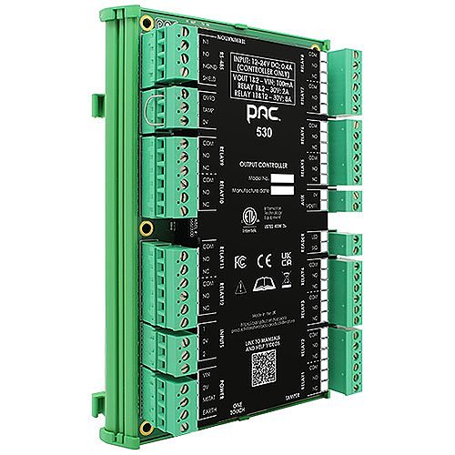 Comelit 530 Comelit 530 Output Controller DIN-Mount with One-Touch Test Mode, 12 User Configurable Outputs